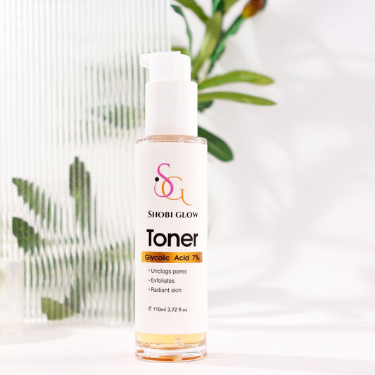 Glycolic Acid 7% Exfoliating Face Brightening Toner- 110ML(3.72floz)