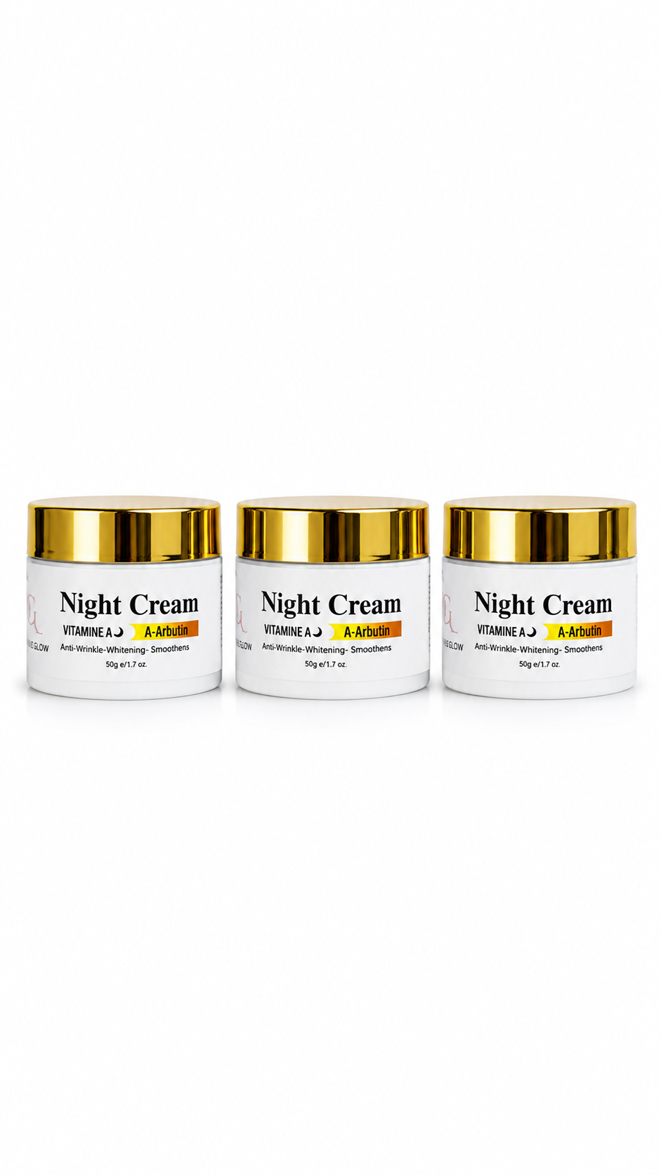 Intense Night Face Cream - 3 piece set