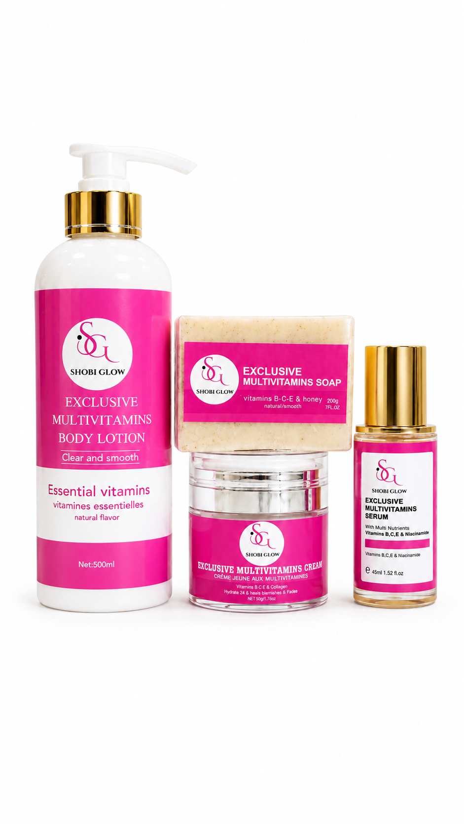 Conjunto de multivitaminas beta