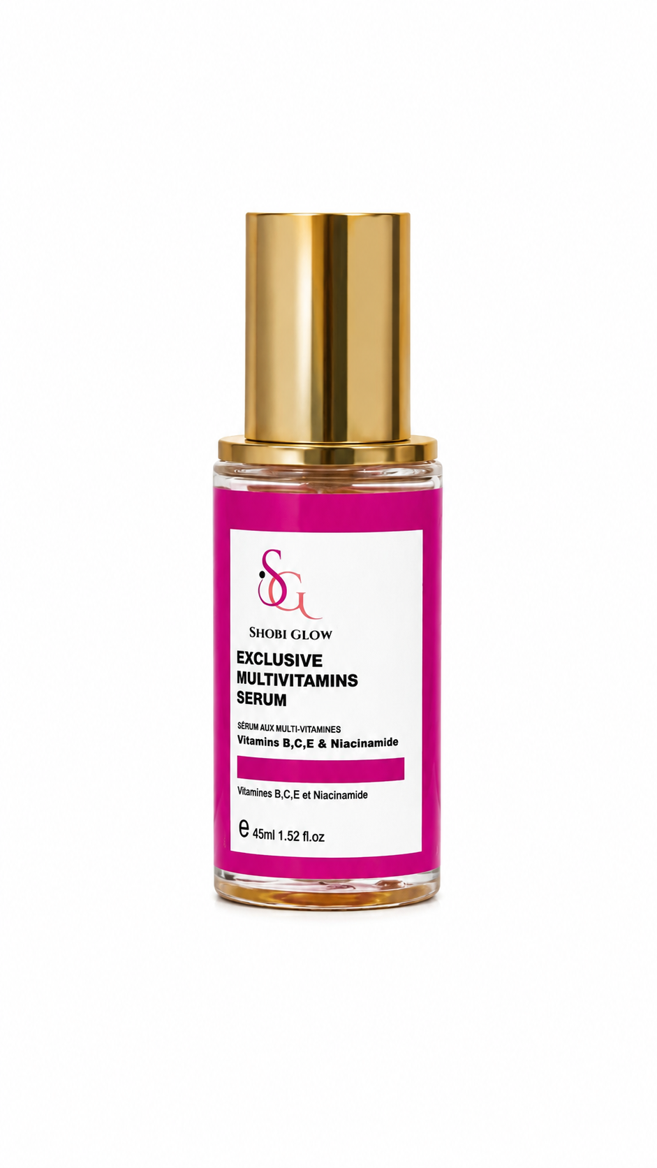 Suero multivitamínico brillante